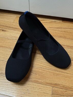 Rothy's square toe Mary Jane Flats